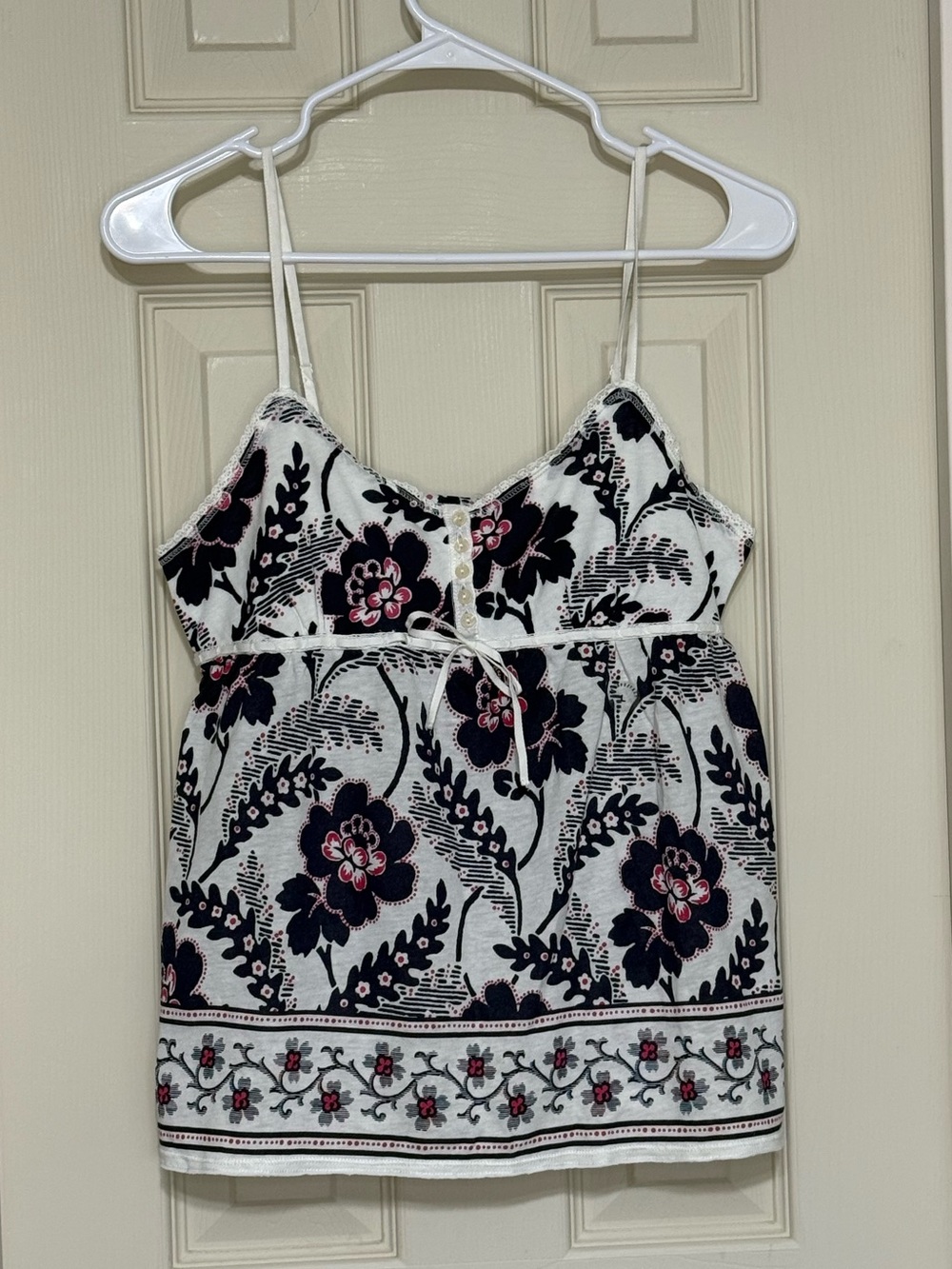 NWT Aeropostale Babydoll Adjustable Strap Tank Top Size Large